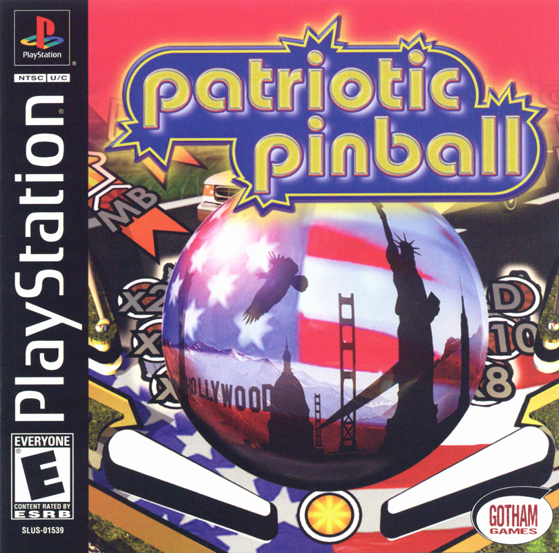 Patriotic Pinball box art for Playstation